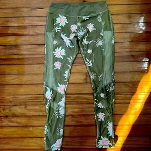Full length floral leggings